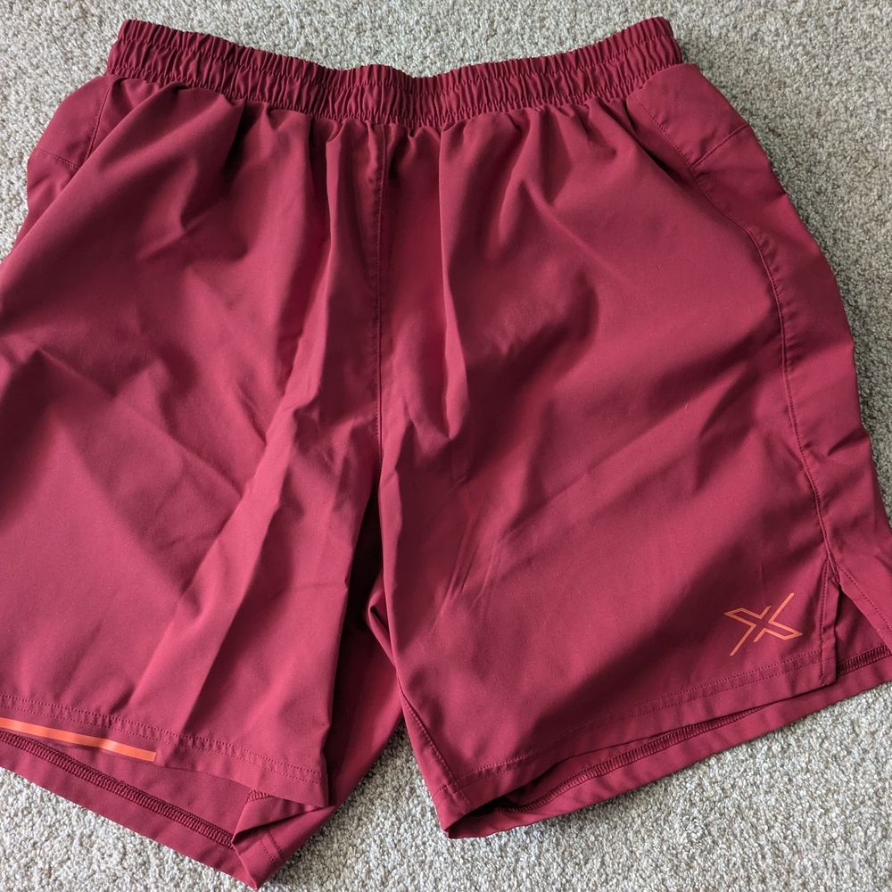 2XU Red Athletic Shorts